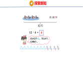 2026年春冀教版一年级数学下册 1.3  12减几（课件）