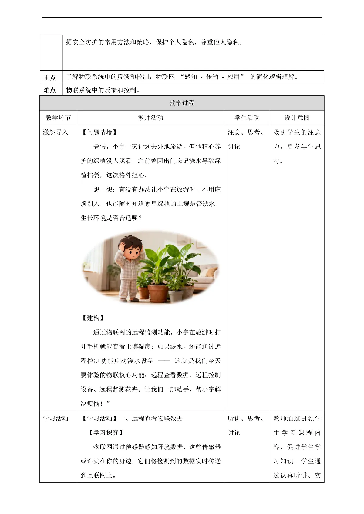 第5课 物联功能趣体验 教学设计第2页
