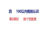 2026年春北师大版一年级数学下册 4.6 做个百数表（课件）
