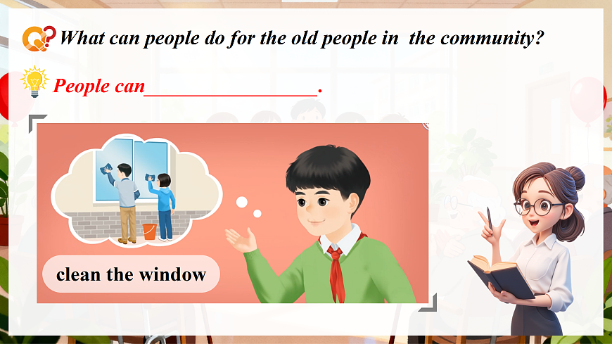 Unit 4 课时 4 Part B Let's talk & Look and say第5页