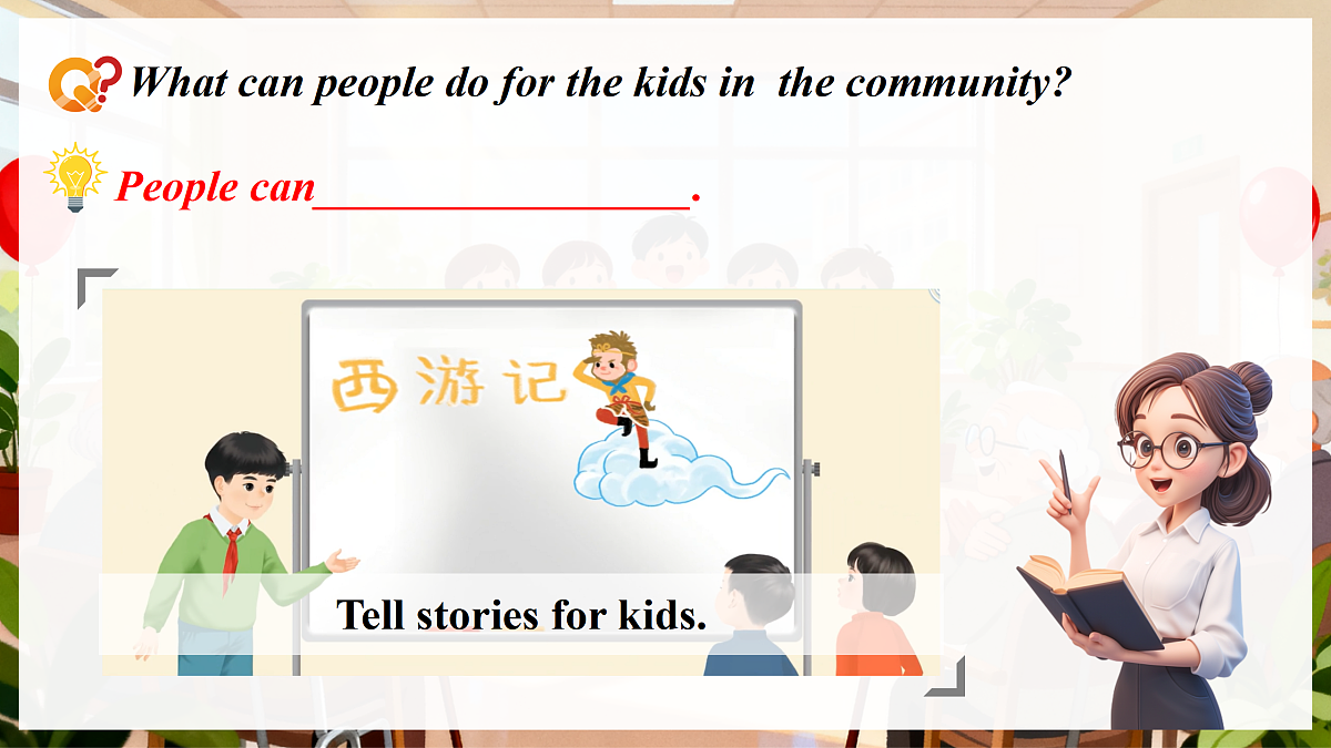 Unit 4 课时 4 Part B Let's talk & Look and say第8页