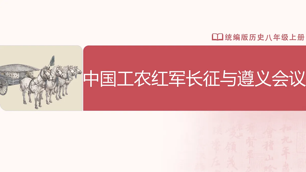第 15 课 中国工农红长征遵义会议（任务型教学课件）历史统编版2024八年级上册第2页