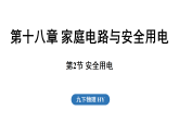 沪粤版（2024）物理九年级下册 18.2 安全用电（课件）