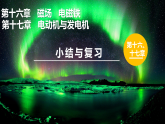 第一十六章   磁场   电磁铁+第一十七章   电动机与发电机 小结与复习 课件 沪粤版物理九年级下册