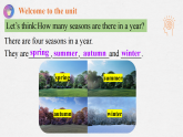 Unit 6 Seasons Welcome to the Unit 课件- 2025-2026学年译林版（2024）初中英语八年级上册
