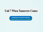 人教版英语八年级上册课件Unit 7《When Tomorrow Comes》Section B(3a-Reflecting)