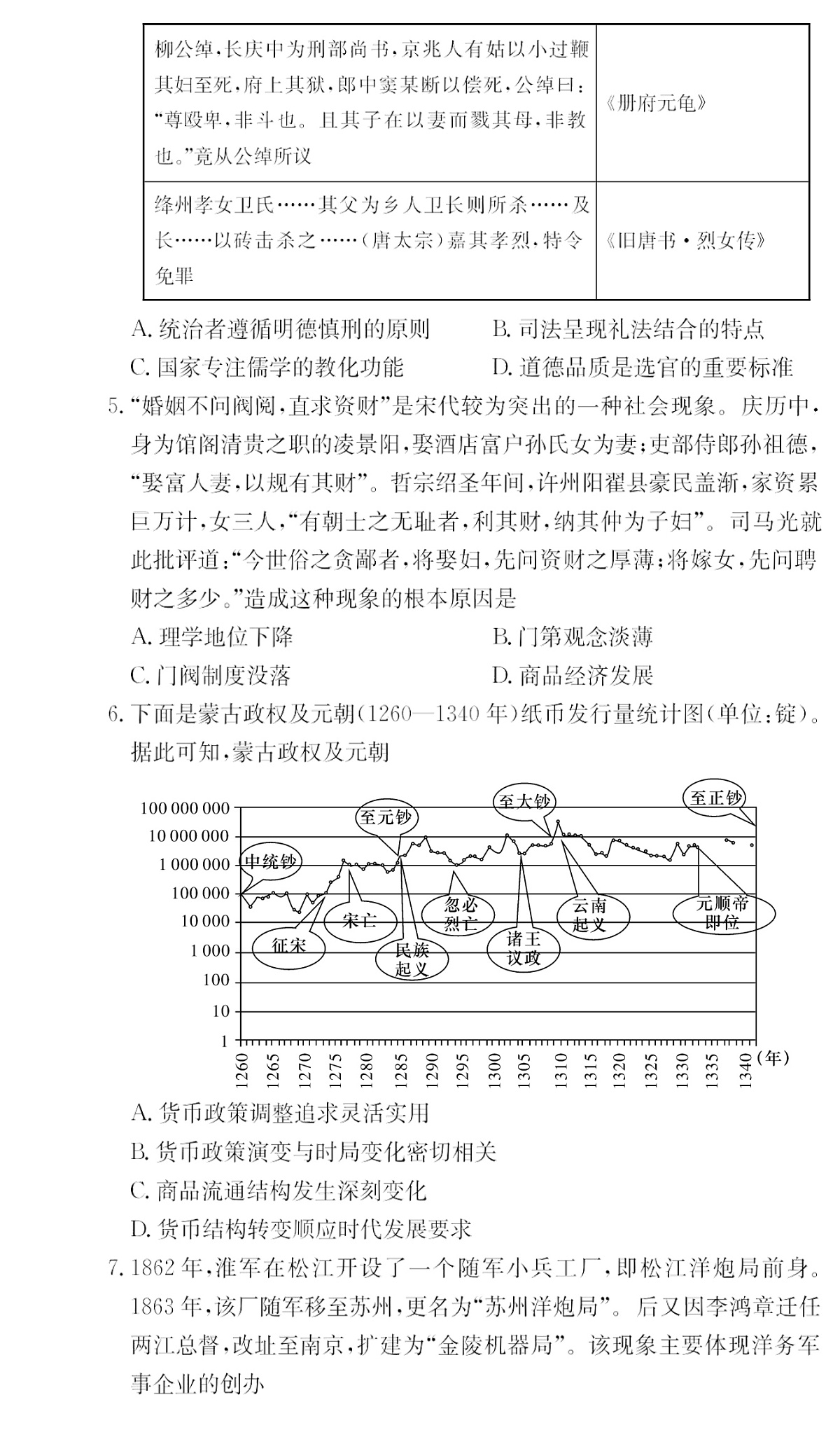 历史-湖南省长郡中学2023-2024学年高二上学期期末试卷第2页