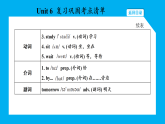Unit 6 复习巩固考点清单 课件2025-2026学年度译林版英语五年级上册