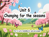新人教版小学英语四年级上册 Unit 6 第1课时 Part A Let’s talk&Match,ask and answer 课件+教案