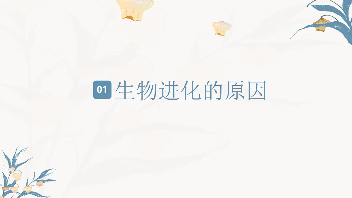 【核心素养目标】冀少版初中生物八年级下册6.3.3《生物进化的原因》课件第4页
