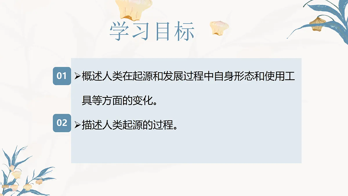 【核心素养目标】冀少版初中生物八年级下册6.3.4《人类的起源》课件第2页