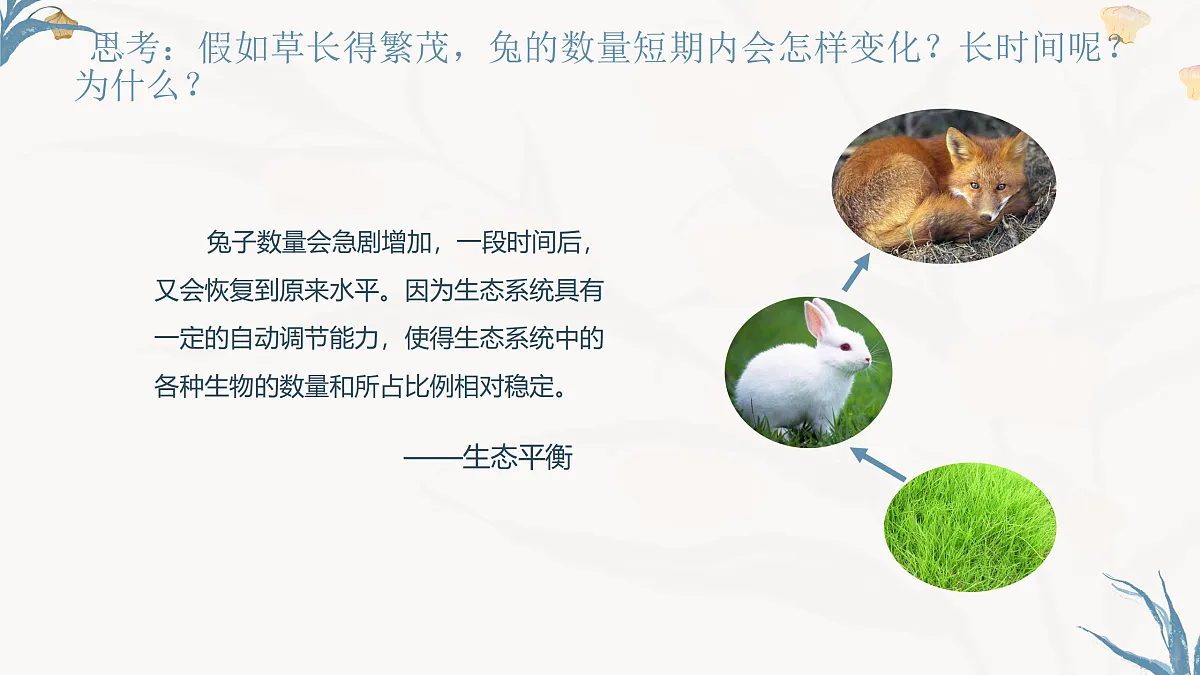 【核心素养目标】冀少版初中生物八年级下册7.2.1《生态系统的自我调节》课件第6页