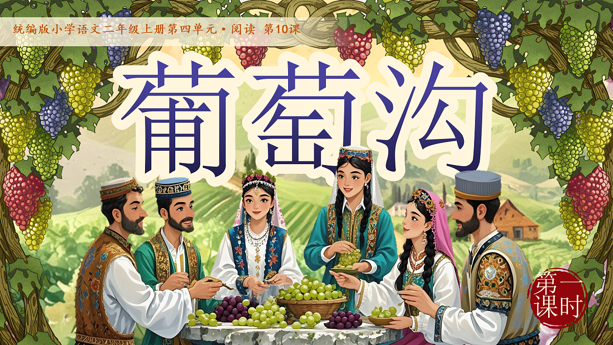 《葡萄沟》第1页