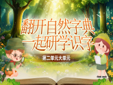 【核心素养】统编版语文二上 《第二单元：翻开自然字典 一起研学识字》课件+教案+音视频素材