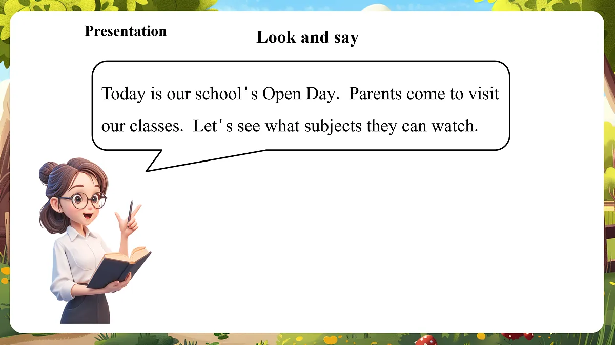 陕旅版四上Unit 5 We have Chinese in the morning.Lesson 2 A Let's learn 教学课件第8页