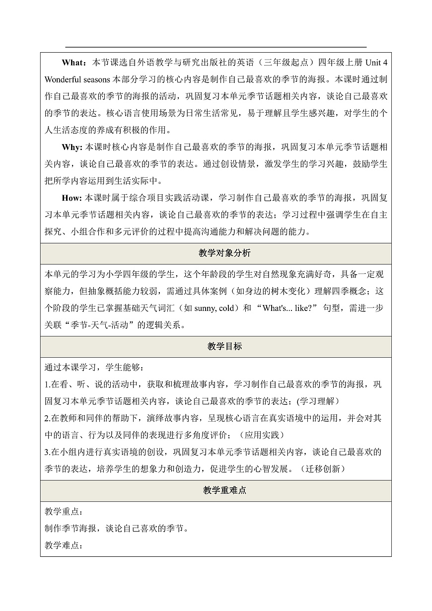 Unit 4 Period 4 Hit it big 单元教学设计第2页