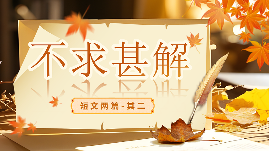 《不求甚解》第1页