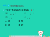 2025秋七年级数学上册第1章有理数1.2数轴习题课件新版浙教版（含答案）