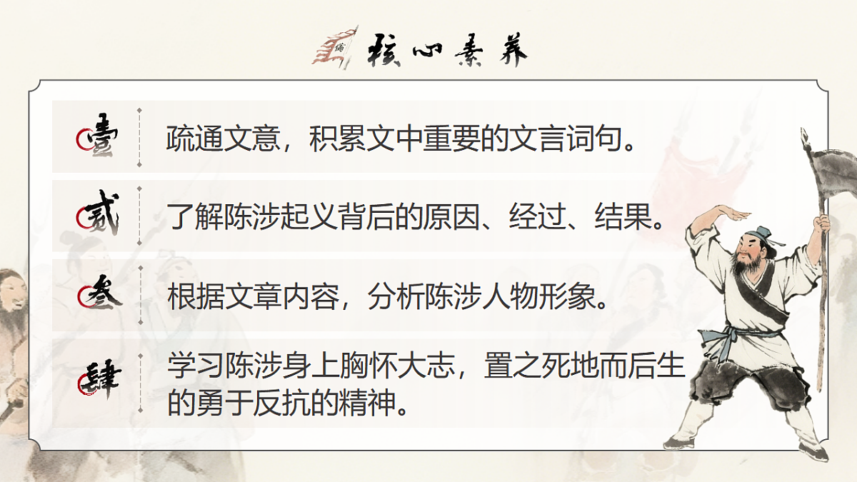 《陈涉世家》第3页