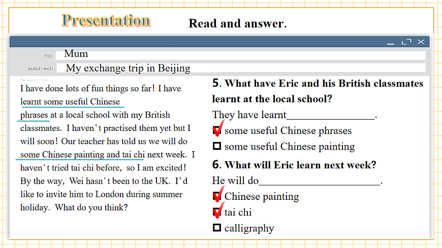 Unit 5 Going on an exchange trip 第3课时 Grammar优质课件第8页