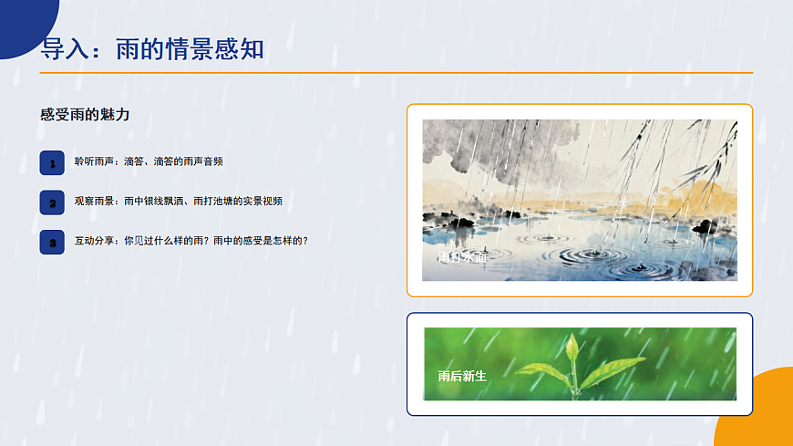 《下雨了》水墨美术课课件第3页