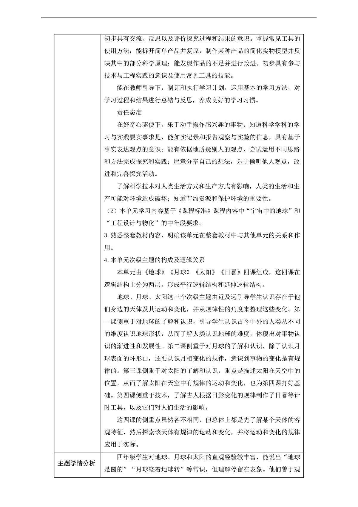 苏教版（2024）科学四下 第二单元  单元整体设计第3页