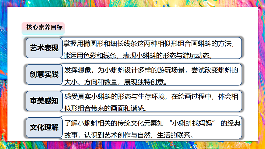 【湘美版】美术 二年级上册 第四单元 第2课《小蝌蚪》课件（26页）第3页