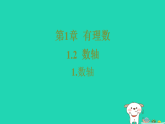 2025秋七年级数学上册第1章有理数1.2数轴1.数轴习题课件新版华东师大版