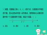 2025秋七年级数学上册第1章有理数1.2数轴1.数轴习题课件新版华东师大版