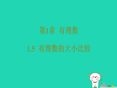 2025秋七年级数学上册第1章有理数1.5有理数的大小比较习题课件新版华东师大版
