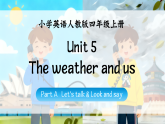 【核心素养】人教版小学英语四年级上册Unit 5 课时 1 Part A Let’s talk & Look and say （精品课件包含音视频）