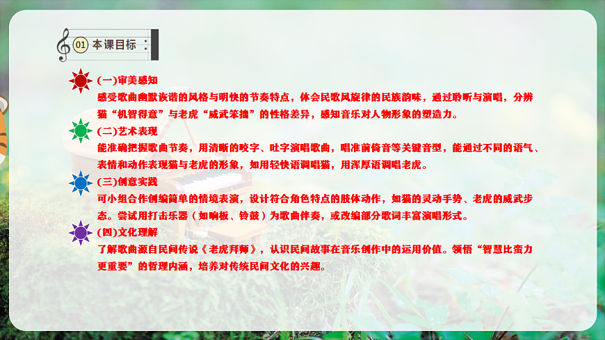 【新教材】唱游·音乐 湖南文化出版社二年级上册第十一课-《猫虎歌》-课件第3页