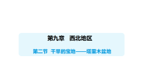 初中地理人教版（2024）八年级下册（2024）第二节 干旱的宝地——塔里木盆地图文课件ppt