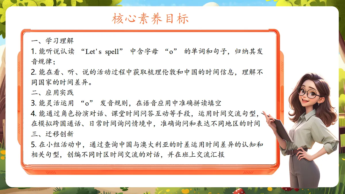 Unit 7 It's time to get up. Lesson 4 Part B Let's spell &Fun time (1)第2页