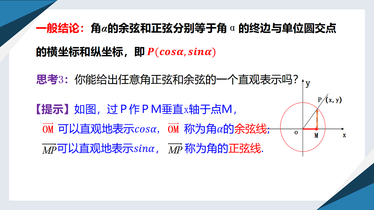7.2.2 单位圆与三角函数线（同步课件）-【上好课】2024-2025学年高一数学同步精品课堂（人教B版2019必修第三册）第6页