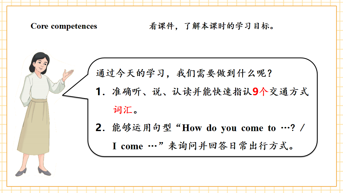 人教大同版 4A Unit 5 Getting around Lesson 1 课件第3页