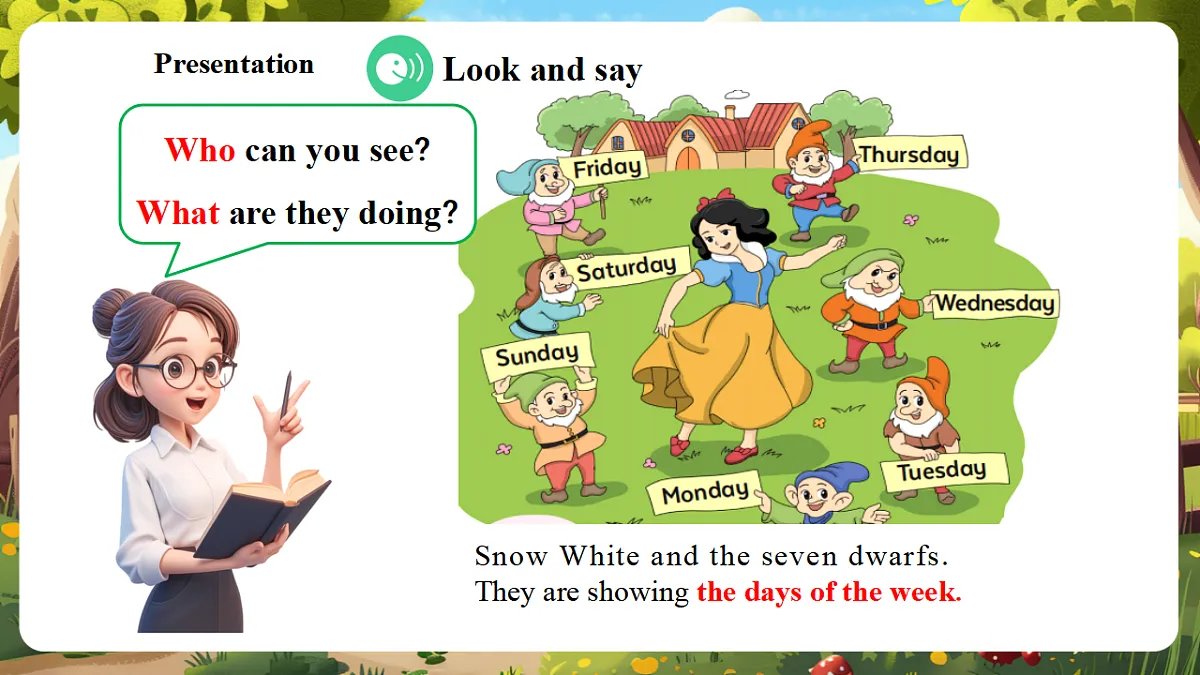 陕旅版四上英语Unit 6 Lesson 2 Part A Let's learn 教学课件第5页