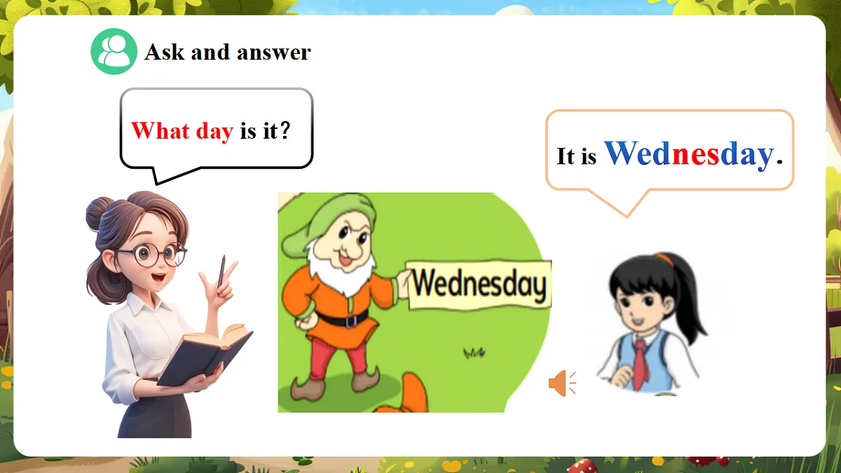 陕旅版四上英语Unit 6 Lesson 2 Part A Let's learn 教学课件第8页