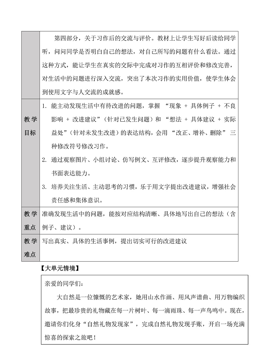 三上七单元习作《我有一个想法》教学设计第3页
