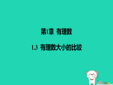 2025秋七年级数学上册第1章有理数1.3有理数大小的比较课件新版湘教版（含答案）