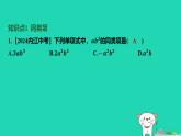 2025秋七年级数学上册第2章代数式2.3整式的概念第2课时合并同类项课件新版湘教版（含答案）