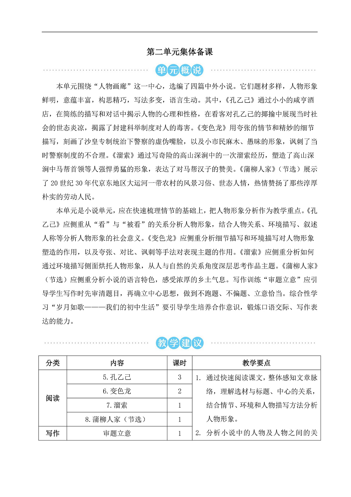 5 孔乙己（教学设计）第1页