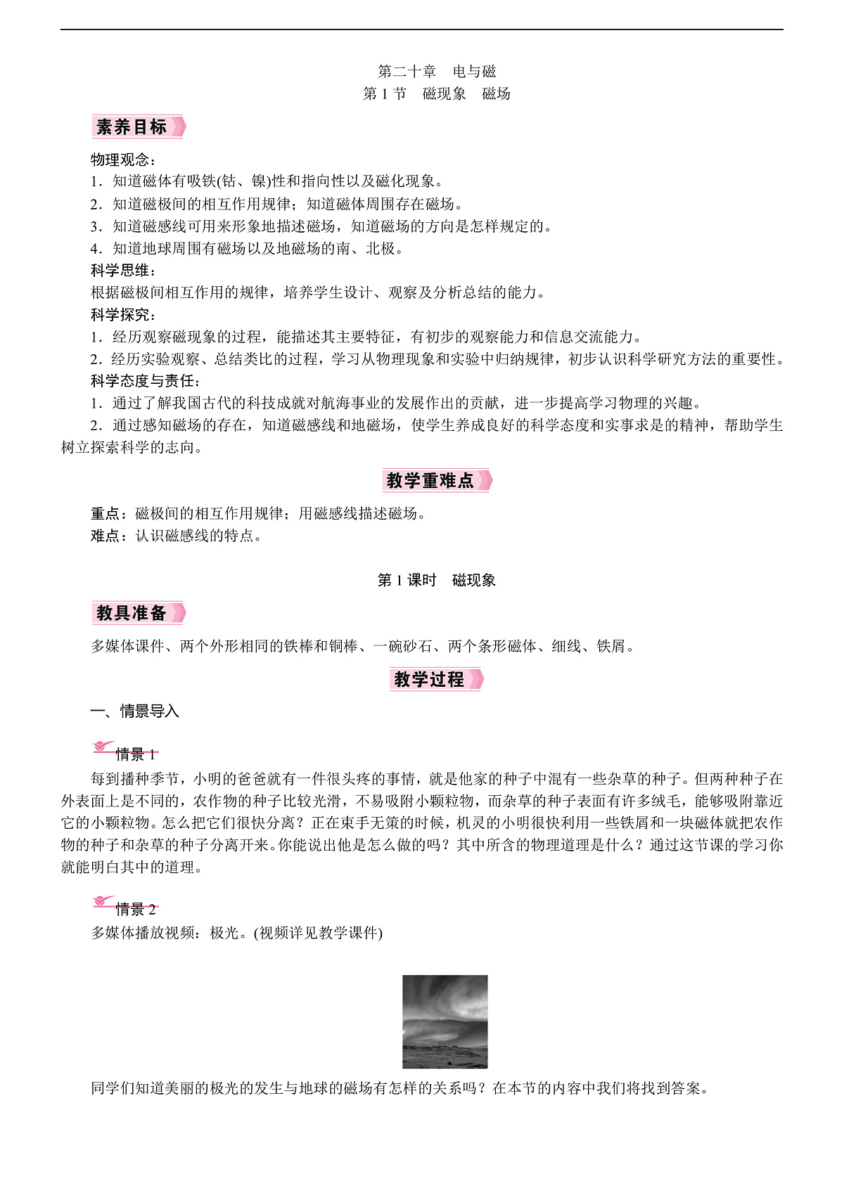 第1课时　磁现象第1页