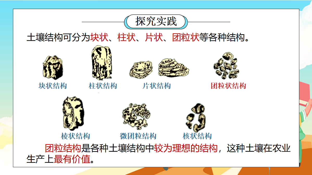 浙教版科学七下（2024）4.2《土壤的结构和质地》（第3课时）课件第3页
