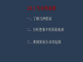 苏科版初中生物八年级下册 7.23.1 生命的起源 课件