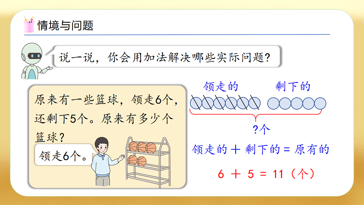 【备课无忧】人教版数学一年级下册-6.1 解决问题（1）（教学课件）第6页