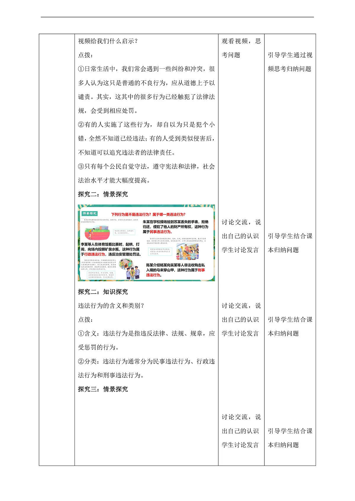 7.11.1《法不可违》教学设计（核心素养目标）第3页