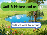 Unit 6 第5课时 Part B Let's learn&Read and report (教学课件+教案)英语人教PEP版五年级上册（新教材）
