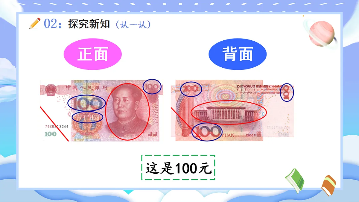 人教版小学数学一年级下册 第1课时《认识人民币》课件第7页