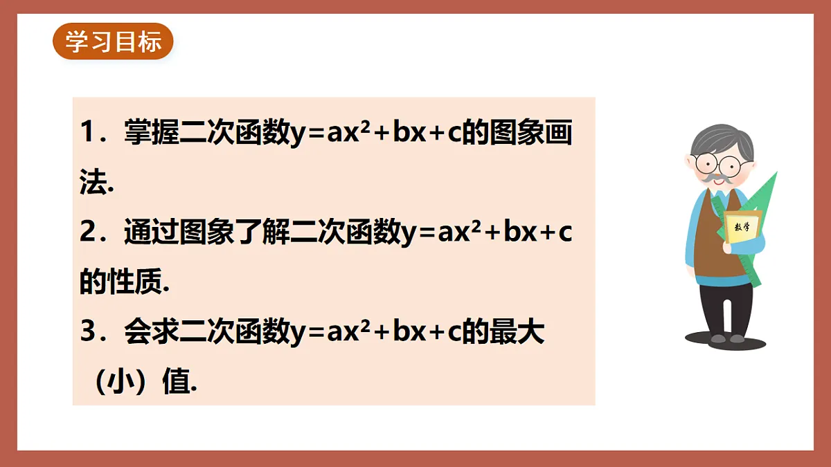 湘教版数学九年级下册1.2《二次函数的图象与性质（5）》（同步课件）第2页